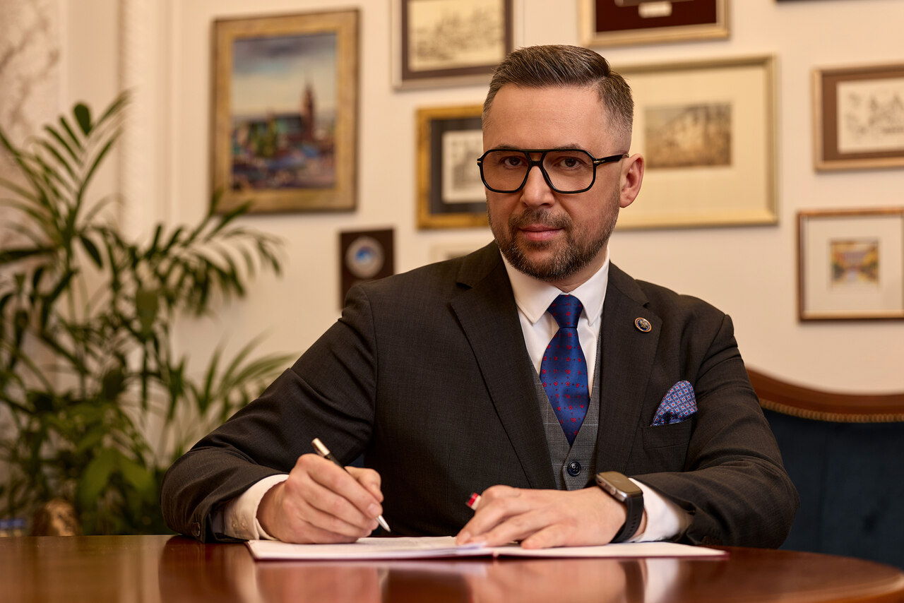 sesja zdjęciowa dla ministra